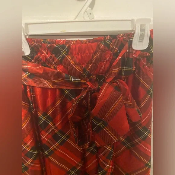 NWT plaid bow maxi skirt - Picture 5 of 7